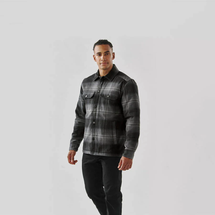 Men's Highland Sherpa Lined Plaid Jacket - CJK-1M