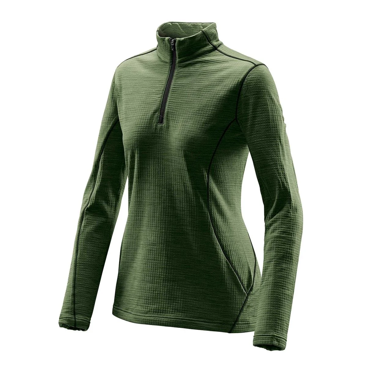 Women's Base Thermal 1/4 Zip Pullover - HTZ-1W - Image 4
