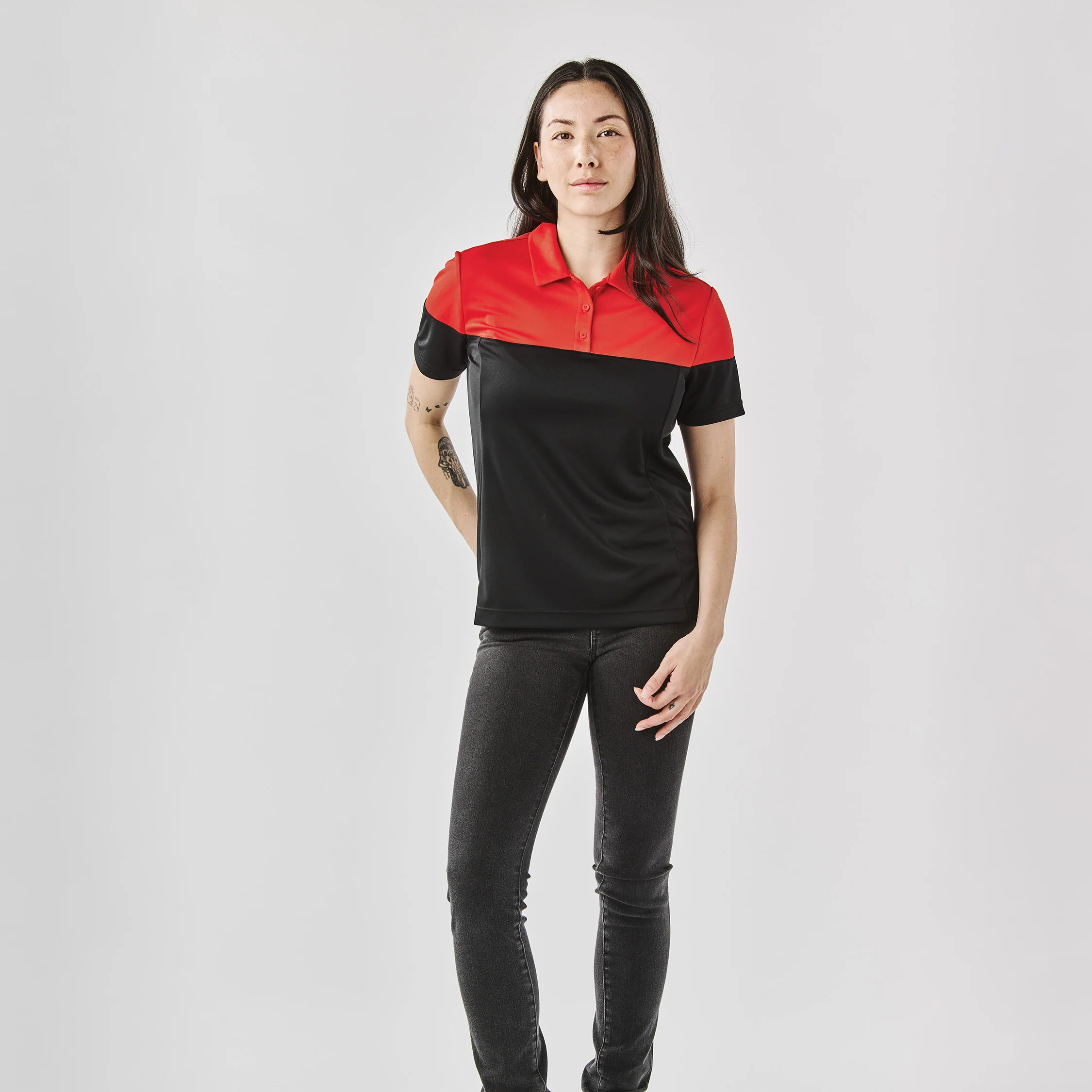 Women's Monterey Two-Tone S/S Polo - PSX-9W