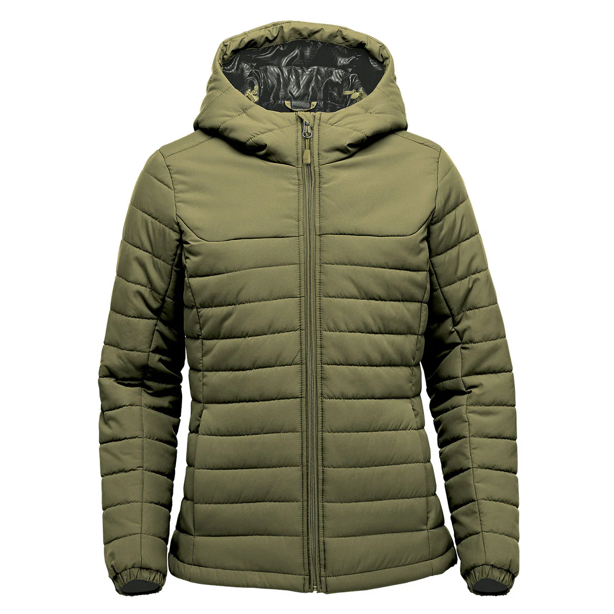 Women's Nautilus Quilted Hoody - QXH-1W - Image 7
